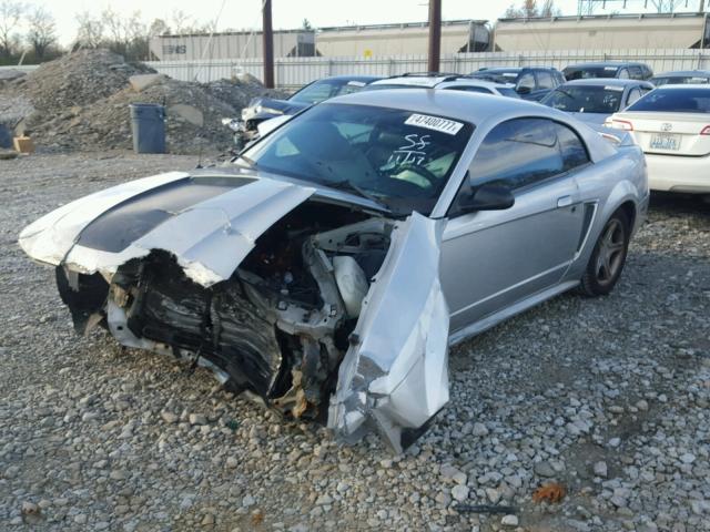 1FAFP42X5YF219154 - 2000 FORD MUSTANG GT SILVER photo 2