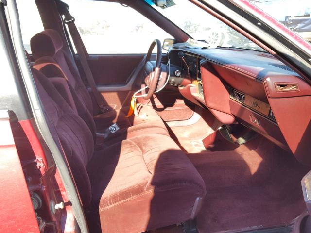 1G4AG55M7S6412694 - 1995 BUICK CENTURY SP MAROON photo 5