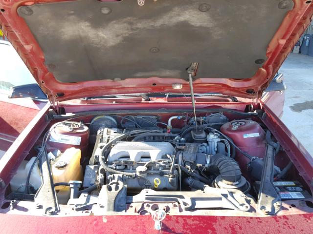 1G4AG55M7S6412694 - 1995 BUICK CENTURY SP MAROON photo 7