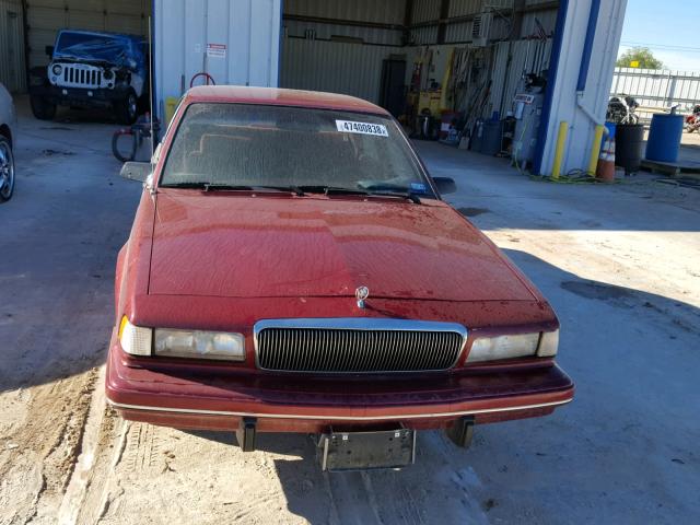 1G4AG55M7S6412694 - 1995 BUICK CENTURY SP MAROON photo 9