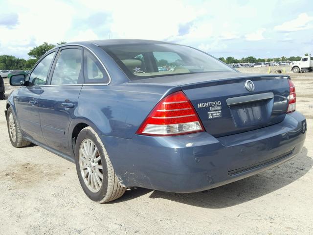 1MEFM42175G619123 - 2005 MERCURY MONTEGO PR 蓝色 照片 3