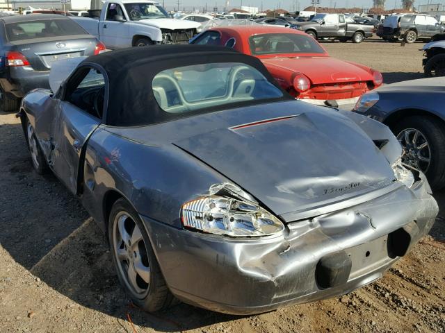 WP0CA29821U623094 - 2001 PORSCHE BOXSTER GRAY photo 3