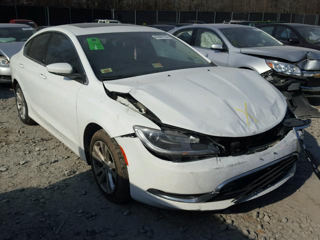 1C3CCCAB9FN637149 - 2015 CHRYSLER 200 LIMITE WHITE photo 1