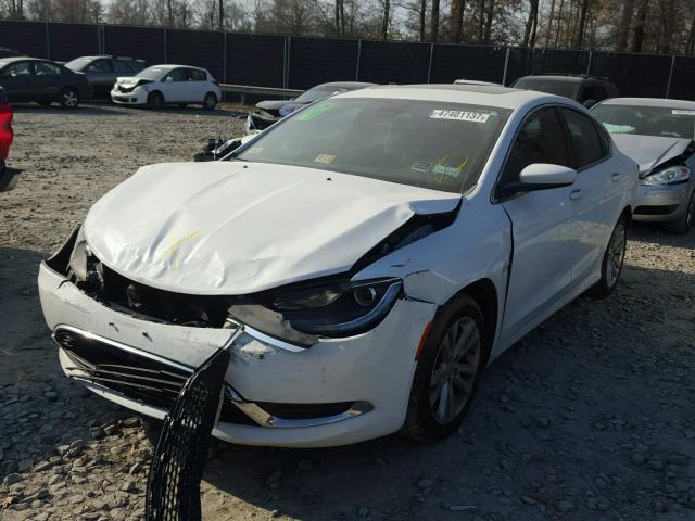 1C3CCCAB9FN637149 - 2015 CHRYSLER 200 LIMITE WHITE photo 2