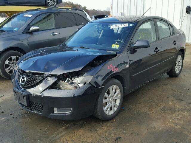 JM1BK32G971754131 - 2007 MAZDA 3 I BLACK photo 2