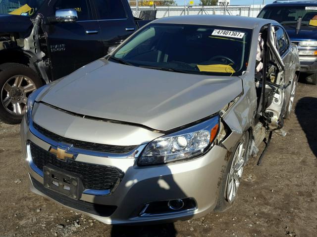 1G11D5SL3FF301342 - 2015 CHEVROLET MALIBU 2LT GOLD photo 2