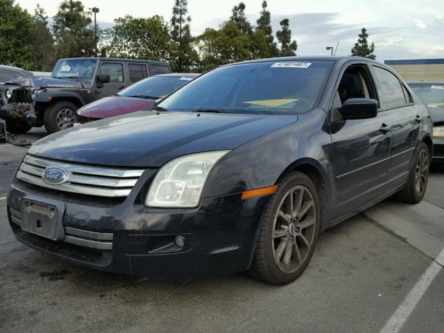 3FAHP07Z18R243031 - 2008 FORD FUSION SE BLACK photo 2