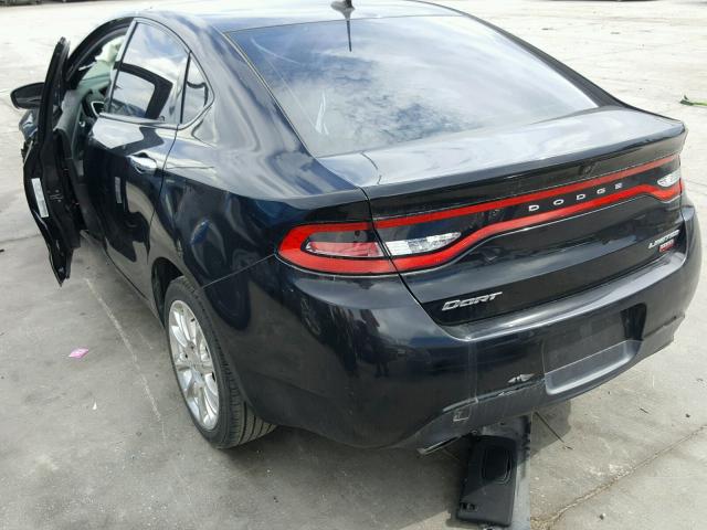 1C3CDFCH3DD134848 - 2013 DODGE DART LIMIT BLACK photo 3