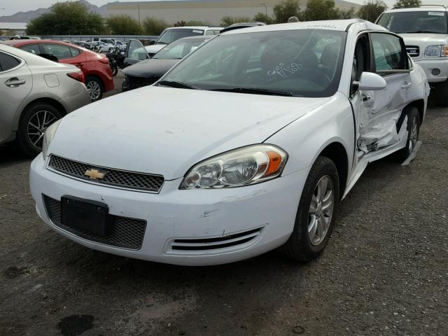 2G1WF5E36D1210033 - 2013 CHEVROLET IMPALA LS WHITE photo 2