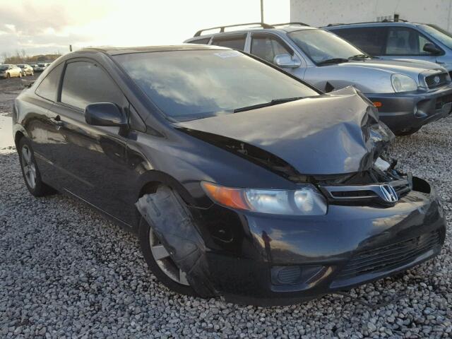 2HGFG11867H540721 - 2007 HONDA CIVIC EX BLACK photo 1