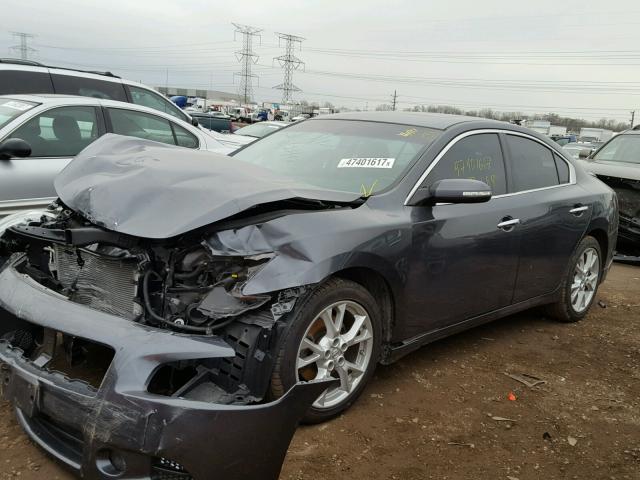 1N4AA5AP6DC815288 - 2013 NISSAN MAXIMA S BLACK photo 2