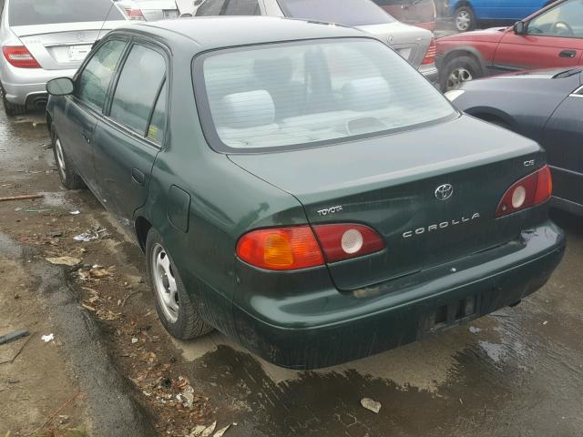 1NXBR12E21Z560928 - 2001 TOYOTA COROLLA CE GREEN photo 3