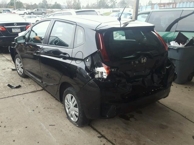 3HGGK5G54FM766876 - 2015 HONDA FIT LX BLACK photo 3