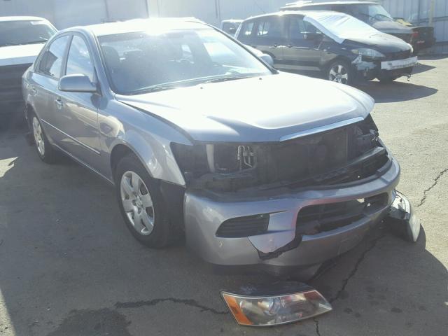 5NPET46C18H374332 - 2008 HYUNDAI SONATA GLS GRAY photo 1