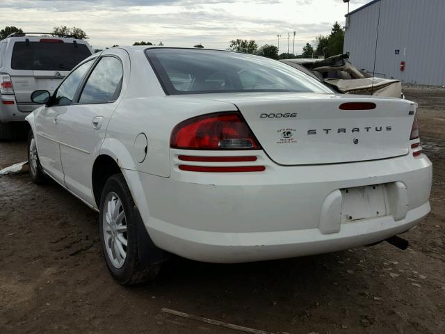 1B3EL46X36N244358 - 2006 DODGE STRATUS SX WHITE photo 3