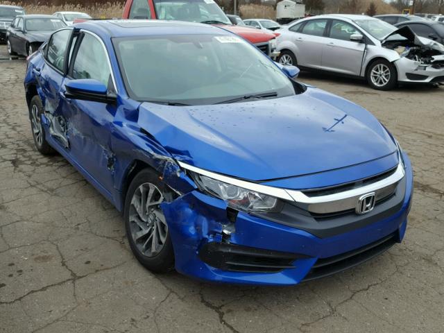 19XFC2F70HE079612 - 2017 HONDA CIVIC EX BLUE photo 1