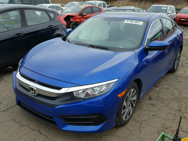 19XFC2F70HE079612 - 2017 HONDA CIVIC EX 蓝色 照片 2
