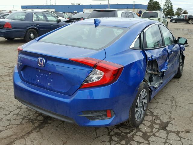 19XFC2F70HE079612 - 2017 HONDA CIVIC EX BLUE photo 4