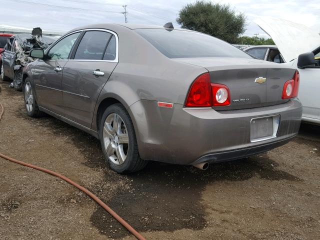 1G1ZC5E0XCF297163 - 2012 CHEVROLET MALIBU 1LT GRAY photo 3