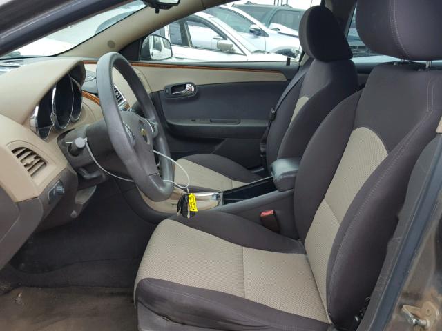 1G1ZC5E0XCF297163 - 2012 CHEVROLET MALIBU 1LT GRAY photo 5
