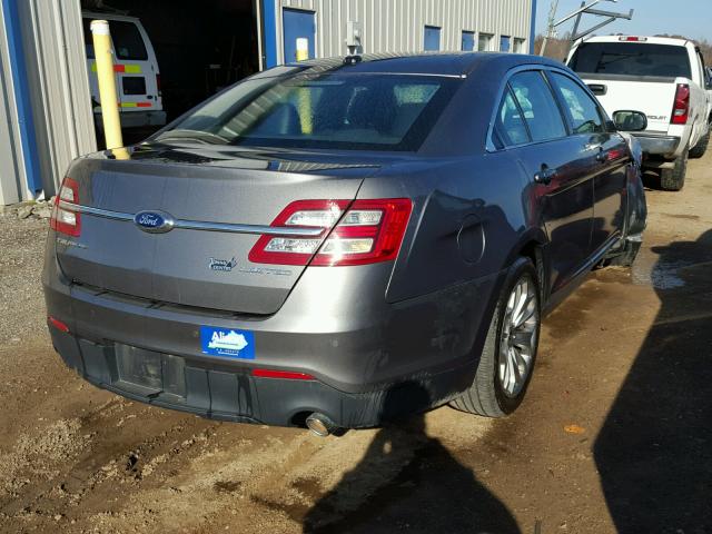 1FAHP2F82DG145969 - 2013 FORD TAURUS LIM GRAY photo 4