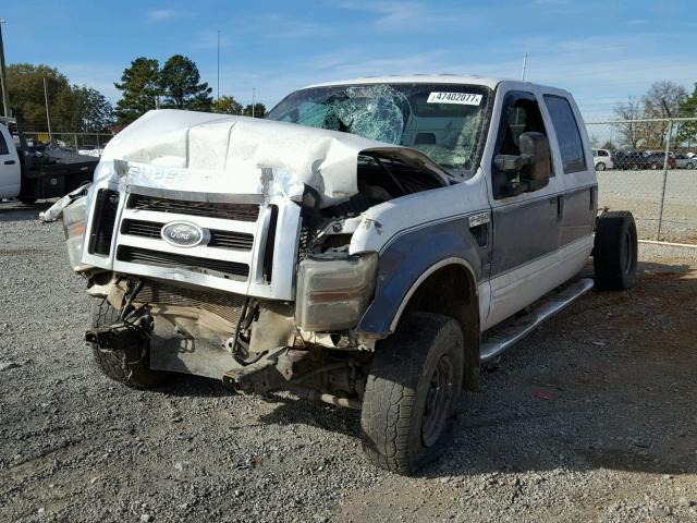 1FTSW21Y19EB15911 - 2009 FORD F250 SUPER WHITE photo 2