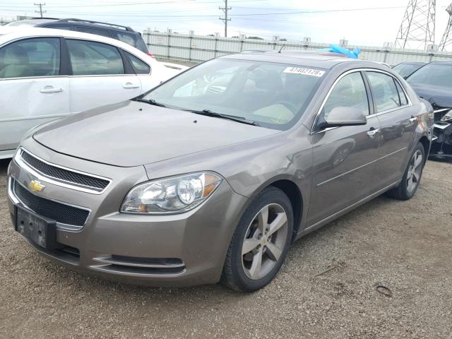 1G1ZC5E03CF137920 - 2012 CHEVROLET MALIBU 1LT BROWN photo 2