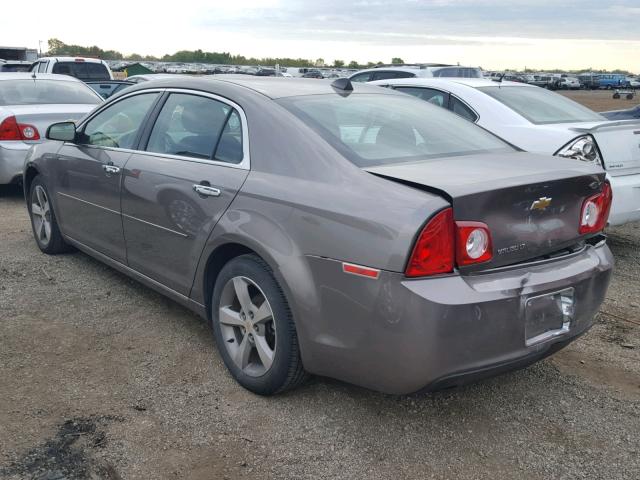 1G1ZC5E03CF137920 - 2012 CHEVROLET MALIBU 1LT BROWN photo 3