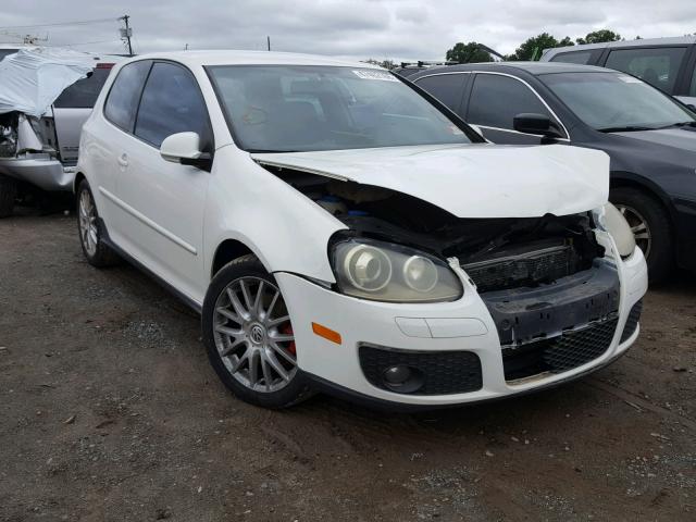 WVWEV71K76W096120 - 2006 VOLKSWAGEN NEW GTI WHITE photo 1