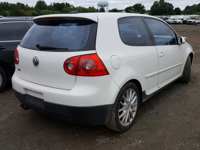 WVWEV71K76W096120 - 2006 VOLKSWAGEN NEW GTI WHITE photo 4