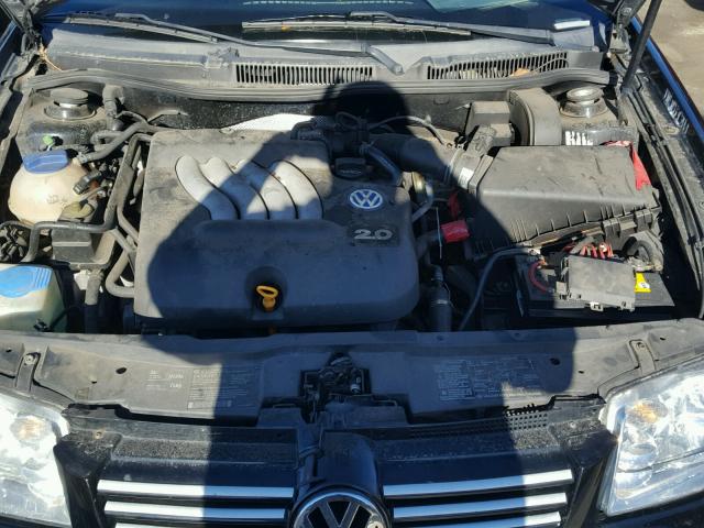 3VWRK69M21M134059 - 2001 VOLKSWAGEN JETTA GL BLACK photo 7