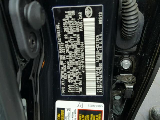 4T1BF1FK2HU745564 - 2017 TOYOTA CAMRY LE 黑色 照片 10