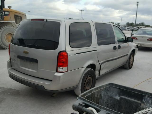 1GNDV23197D104497 - 2007 CHEVROLET UPLANDER L SILVER photo 4