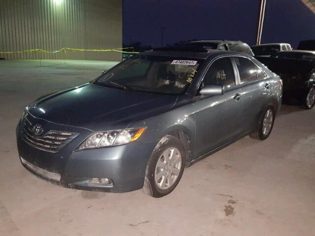 4T1BK46K97U558768 - 2007 TOYOTA CAMRY NEW BLUE photo 2