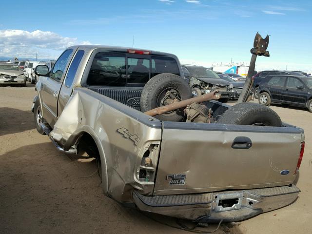 1FTRX18W2YKB40407 - 2000 FORD F150 GOLD photo 3