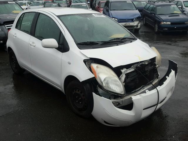 JTDKT903595230874 - 2009 TOYOTA YARIS WHITE photo 1