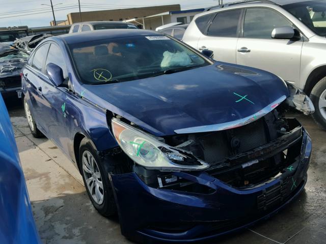 5NPEB4AC8BH064602 - 2011 HYUNDAI SONATA GLS BLUE photo 1