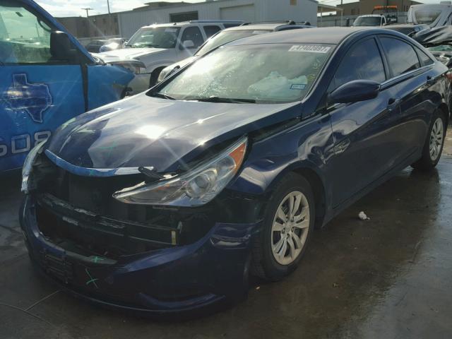 5NPEB4AC8BH064602 - 2011 HYUNDAI SONATA GLS BLUE photo 2