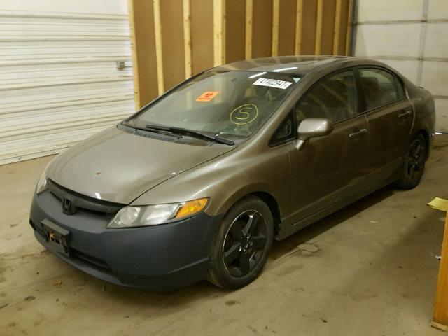 1HGFA16866L023561 - 2006 HONDA CIVIC EX GRAY photo 2