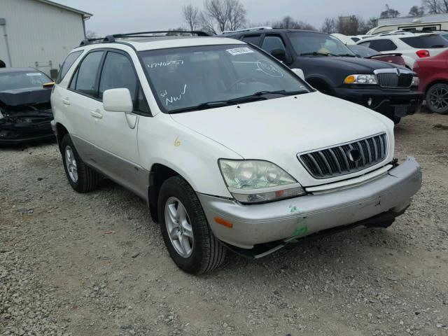 JTJGF10U330153401 - 2003 LEXUS RX 300 WHITE photo 1