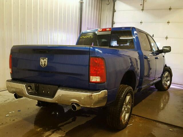 3C6RR7LT3HG689297 - 2017 RAM 1500 SLT BLUE photo 4