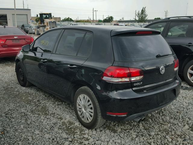 WVWDA7AJ8BW261293 - 2011 VOLKSWAGEN GOLF 黑色 照片 3