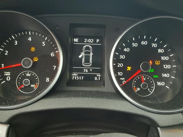 WVWDA7AJ8BW261293 - 2011 VOLKSWAGEN GOLF 黑色 照片 8