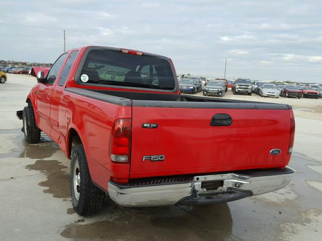 1FTRX17W41KE46662 - 2001 FORD F150 RED photo 3