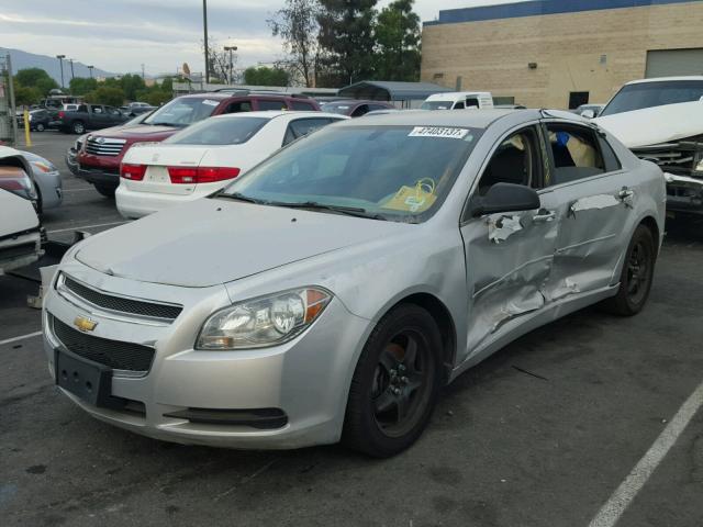 1G1ZA5EU9CF394038 - 2012 CHEVROLET MALIBU LS SILVER photo 2