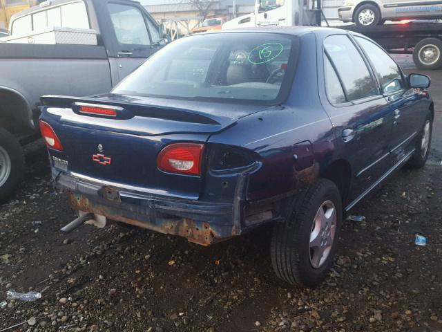 1G1JC524427320109 - 2002 CHEVROLET CAVALIER B BLUE photo 4