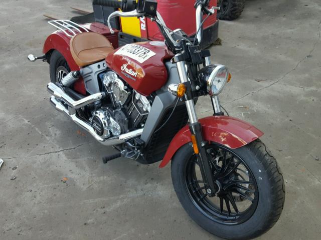 56KMSA003F3104677 - 2015 INDIAN MOTORCYCLE CO. SCOUT ABS RED photo 1