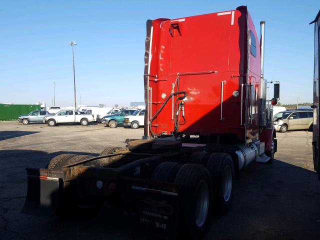 1FUJAPAV16DU26052 - 2006 FREIGHTLINER CONVENTION RED photo 4