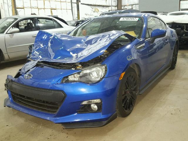 JF1ZCAC18F9601028 - 2015 SUBARU BRZ 2.0 LI BLUE photo 2