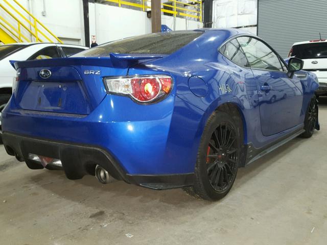 JF1ZCAC18F9601028 - 2015 SUBARU BRZ 2.0 LI BLUE photo 4